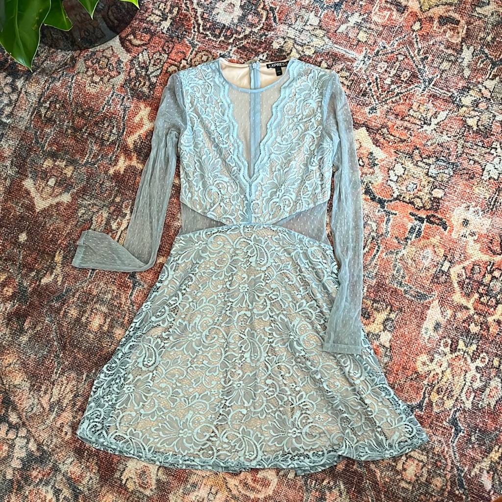 Night Blue Lace Express Dress